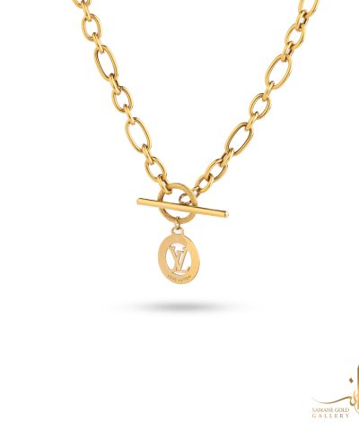 گردنبند طلا تیفانی با آویز LV خاص