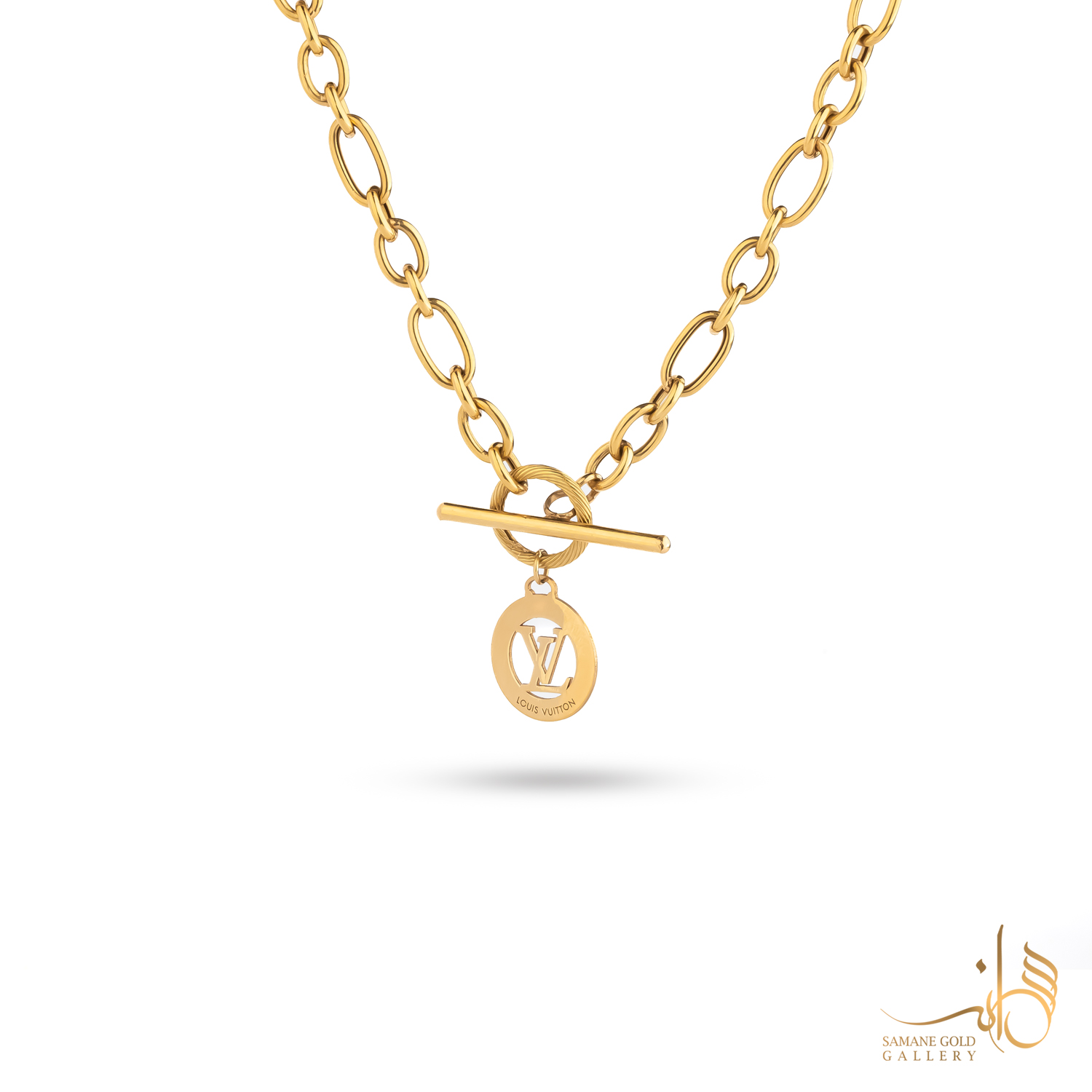 گردنبند طلا تیفانی با آویز LV خاص