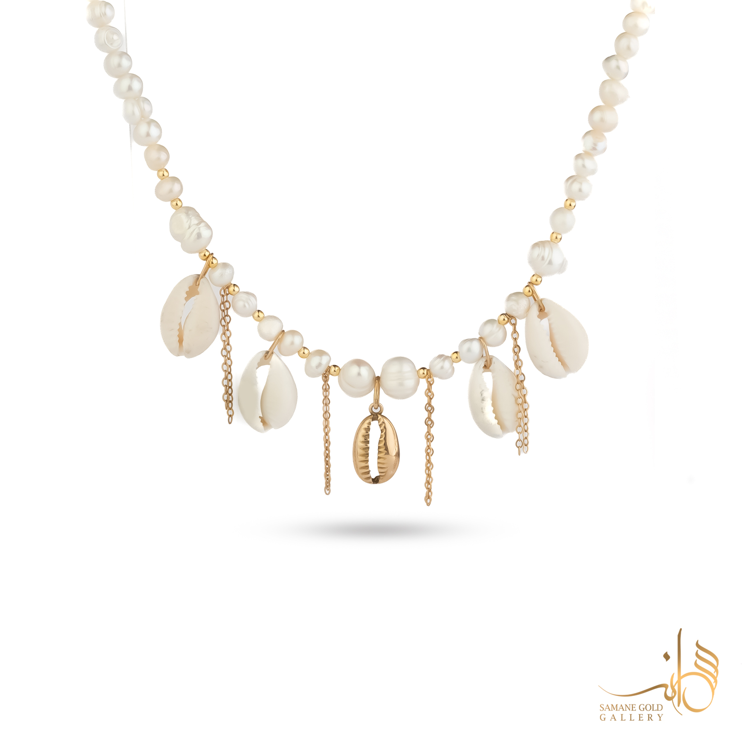 گردنبند طلا صدف