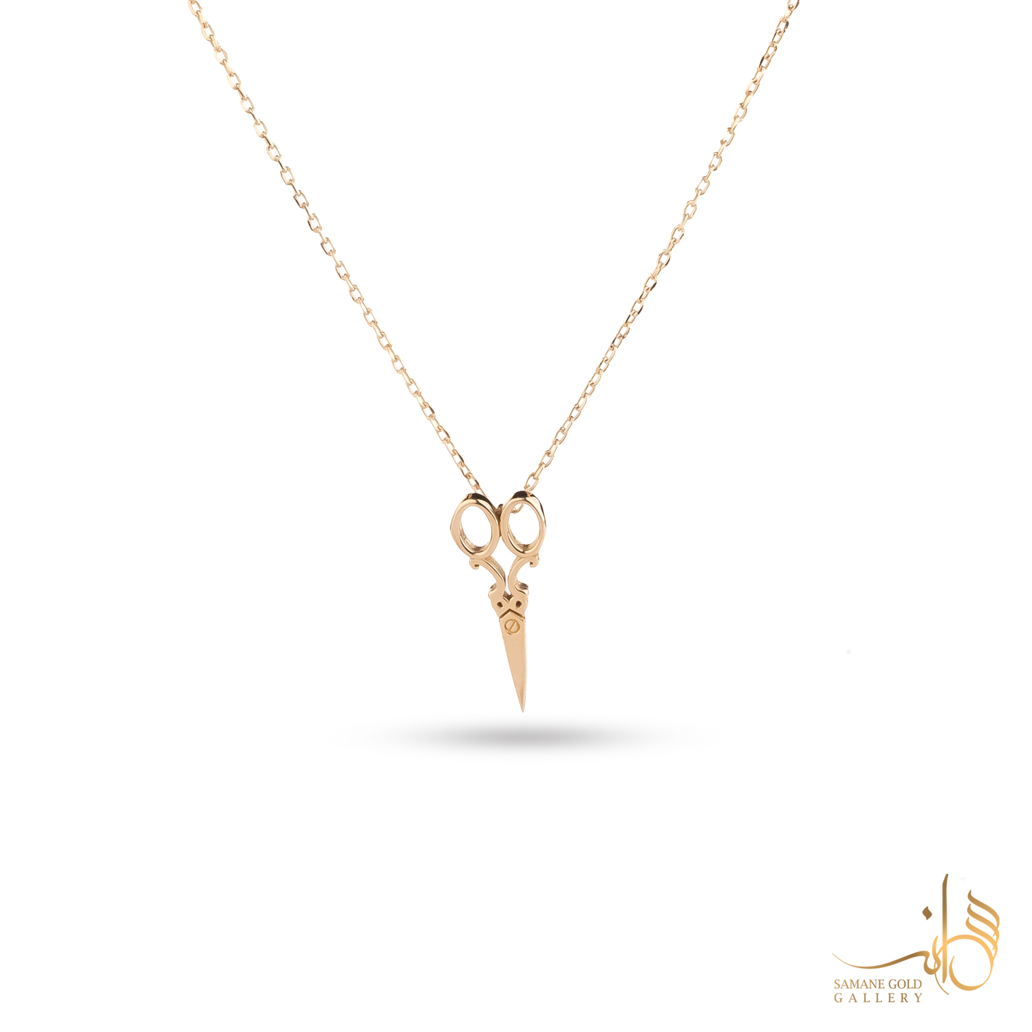 گردنبند طلا قیچی