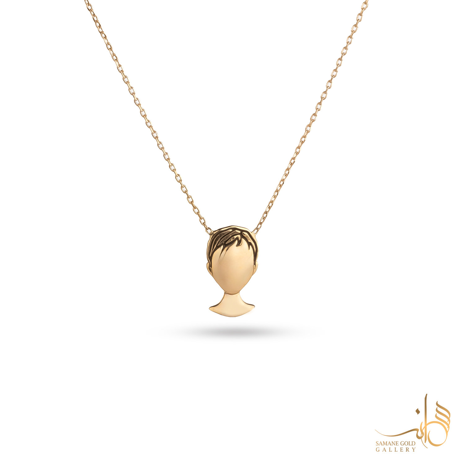 گردنبند طلا استایل مو کوتاه