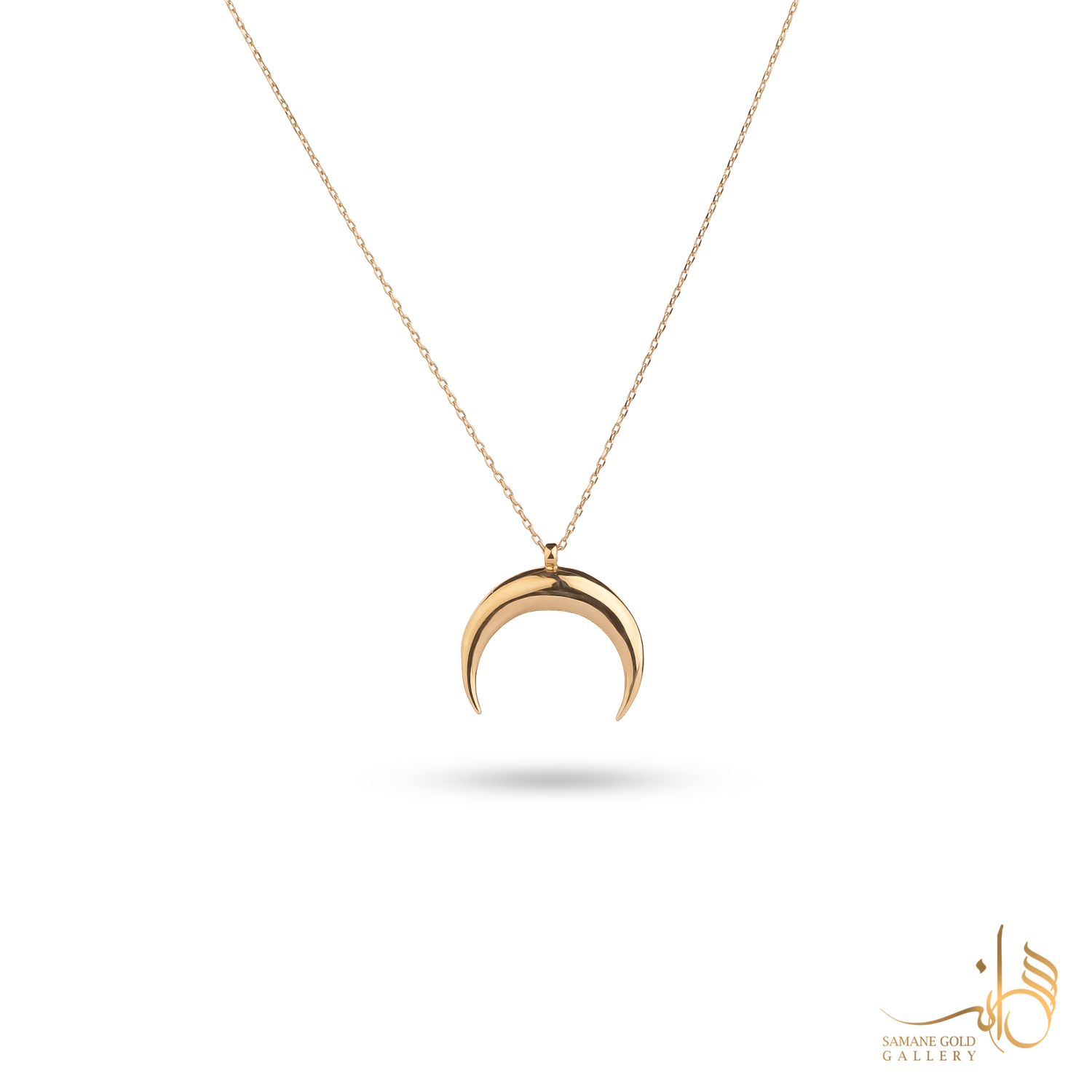گردنبند طلا ماه دامله