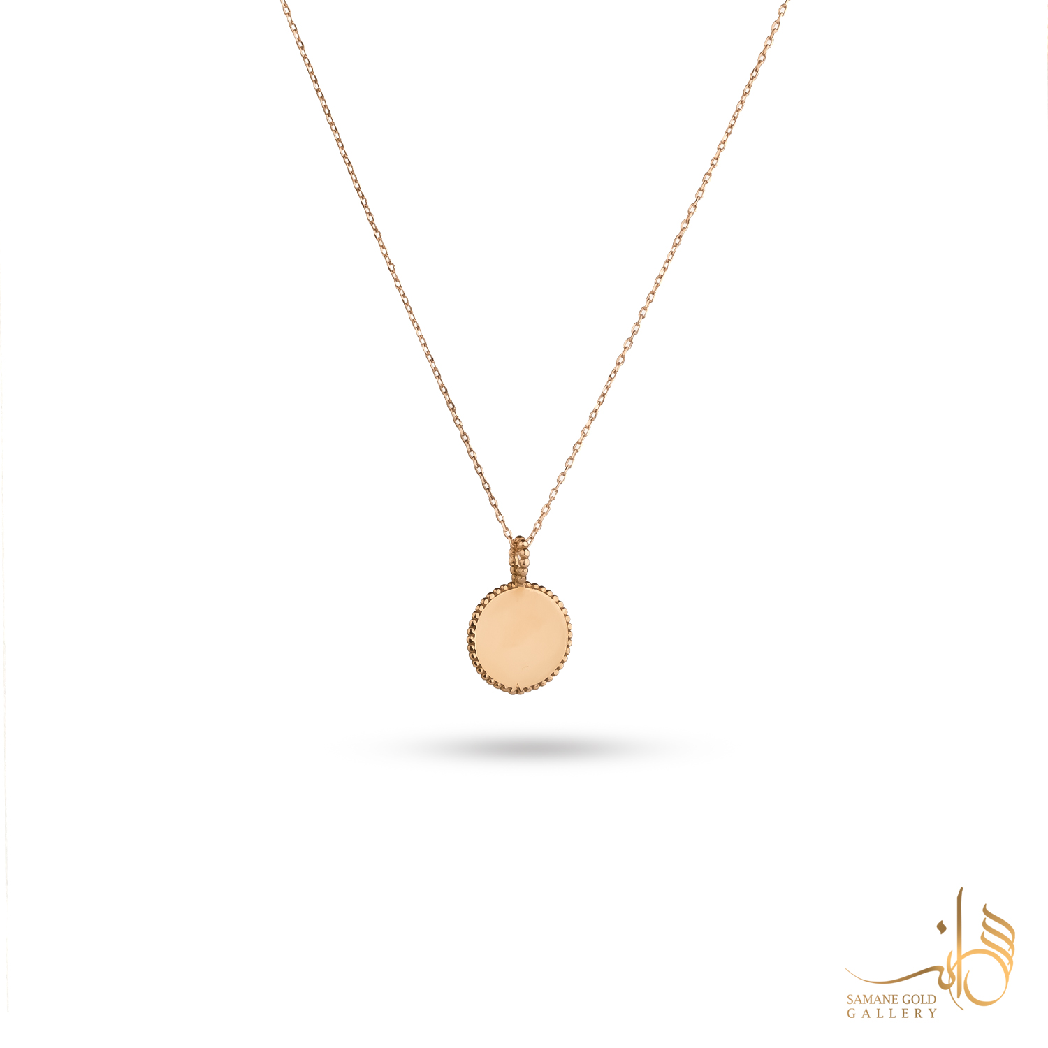 گردنبند طلا پولک گوارسه