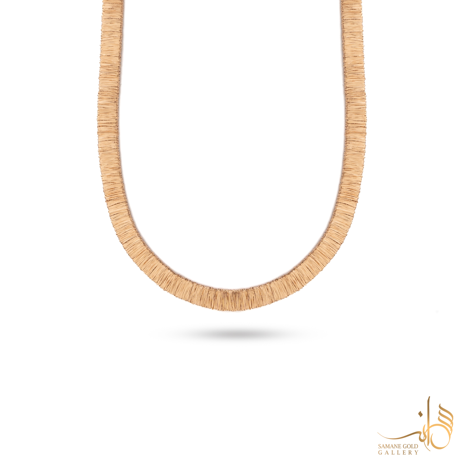 زنجیر طلا مصری رزگلد پهن