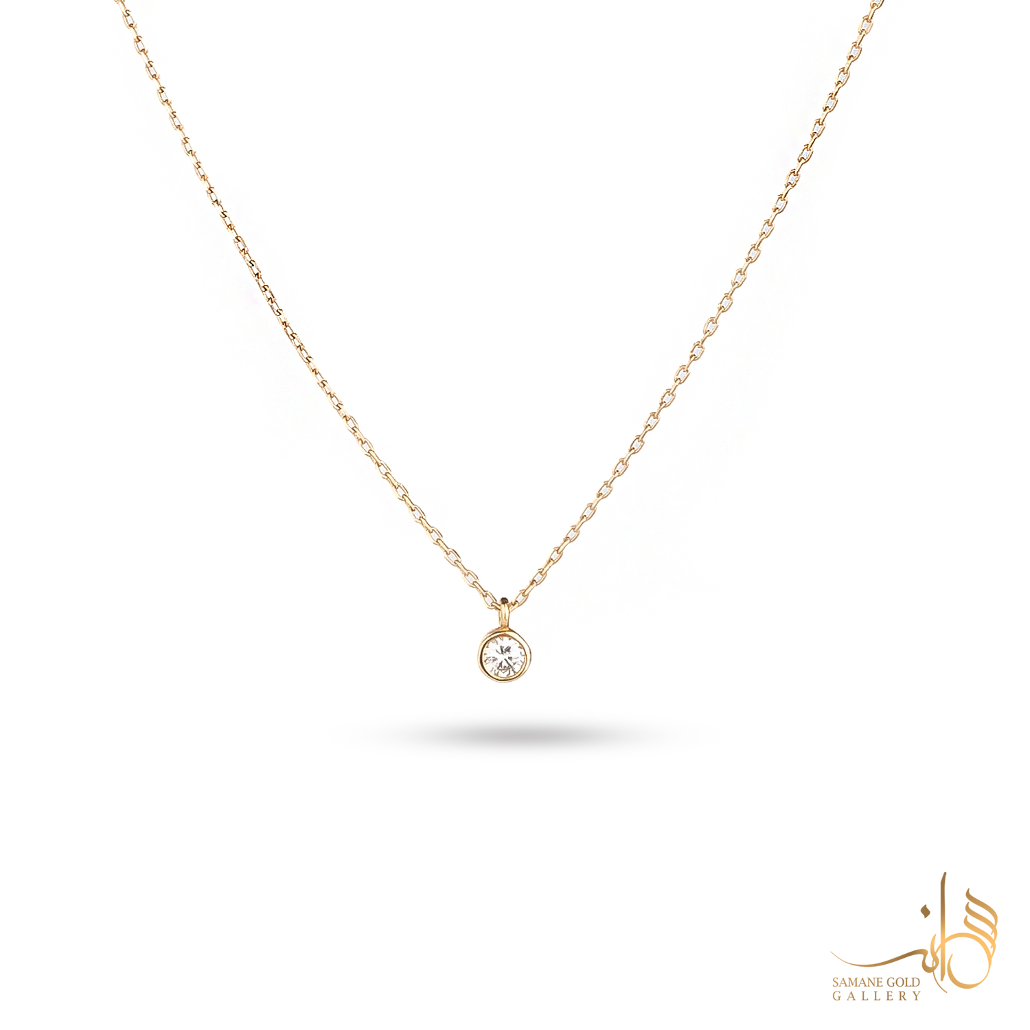 گردنبند طلا دیاموند ریز