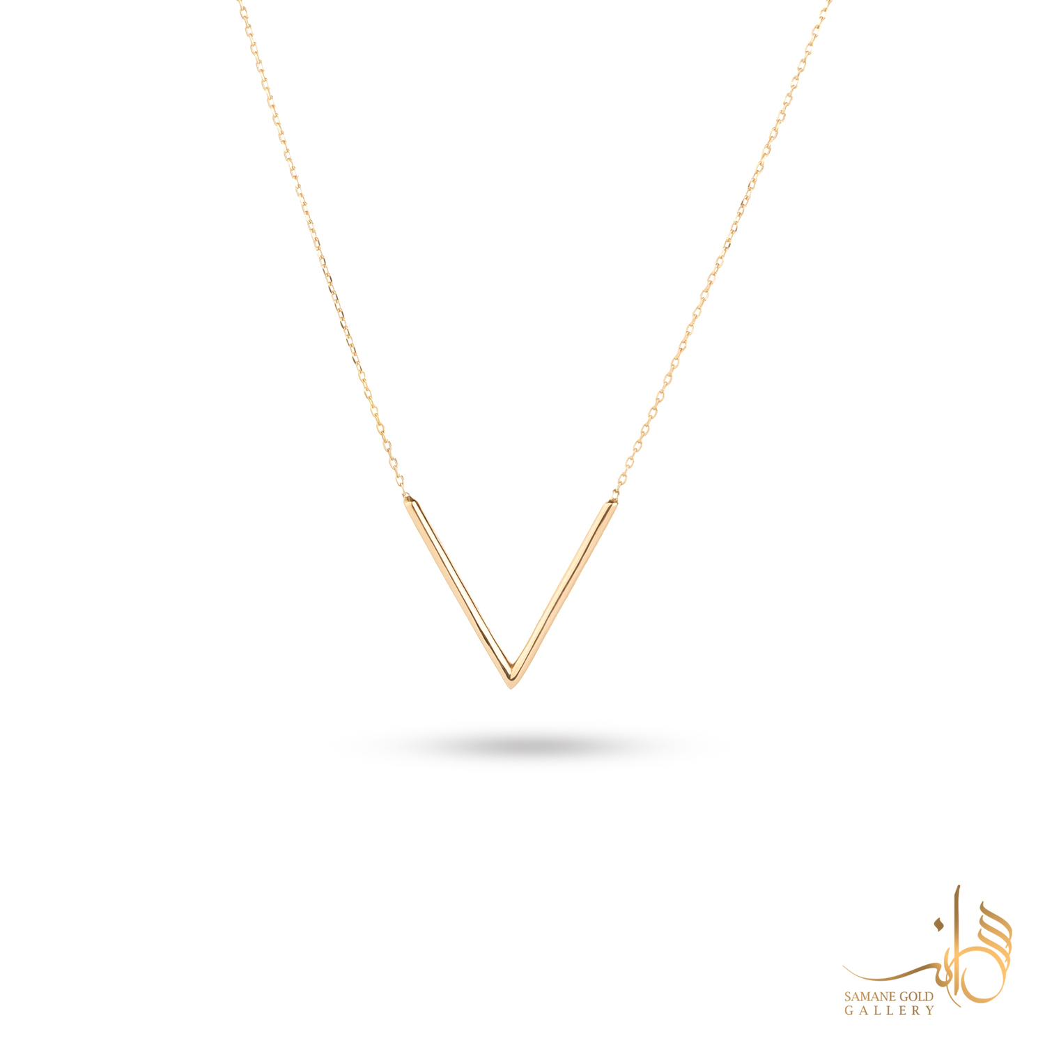 گردنبند طلا وی بزرگ