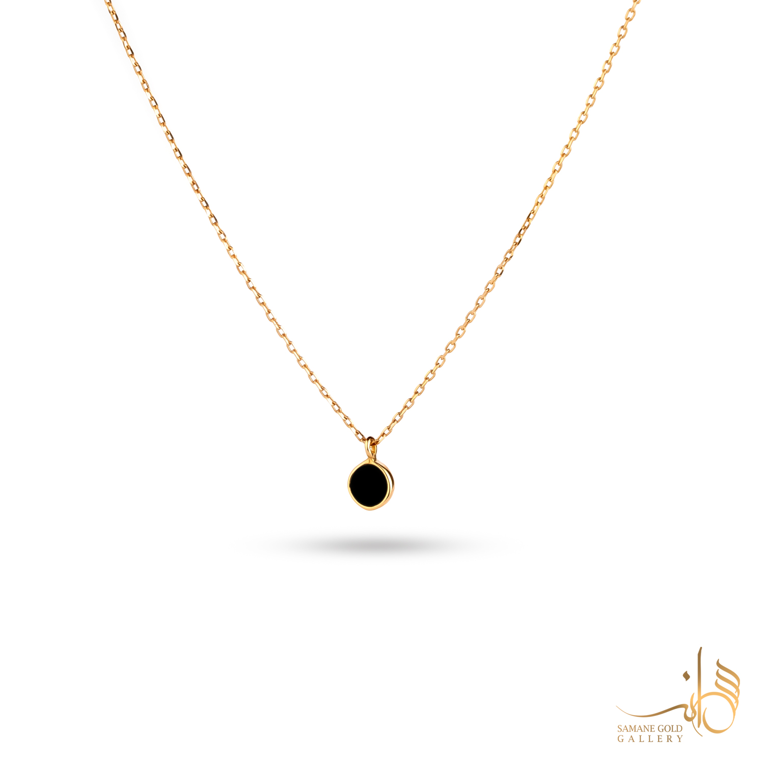 گردنبند دات مینا مشکی