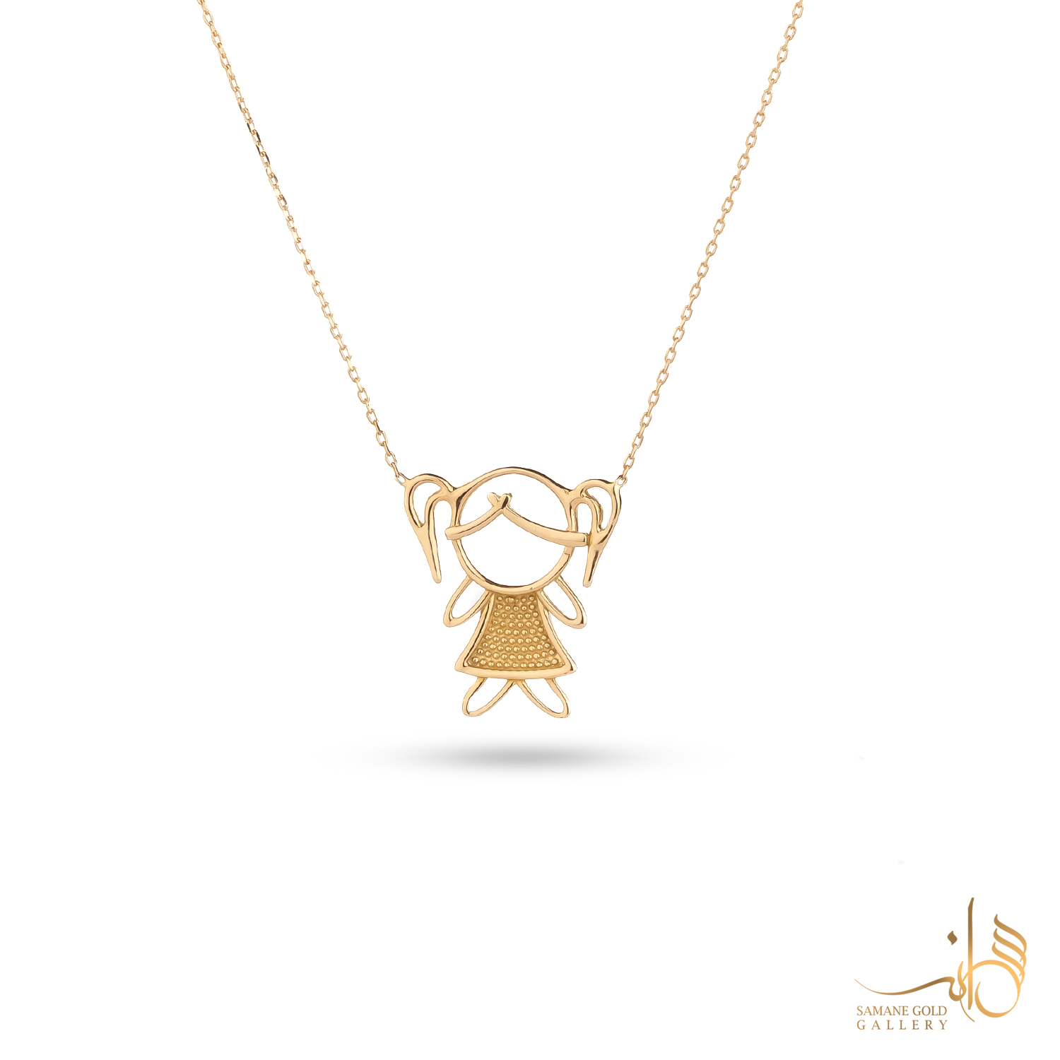 گردنبند طلا دختر موعروسکی