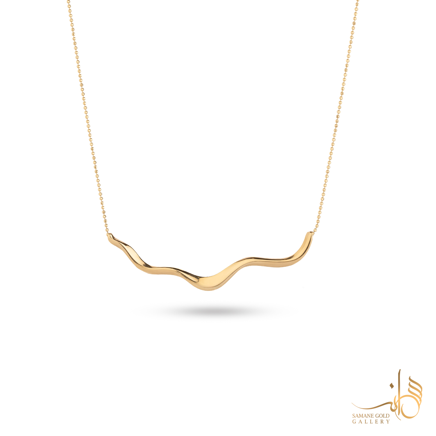 گردنبند طلا موج