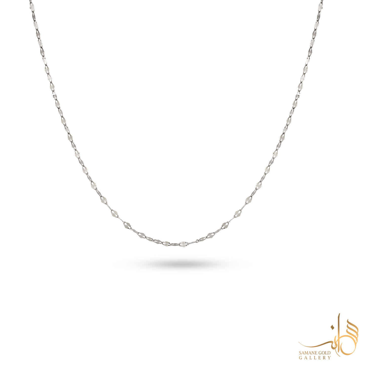 زنجیر طلا سفید استار