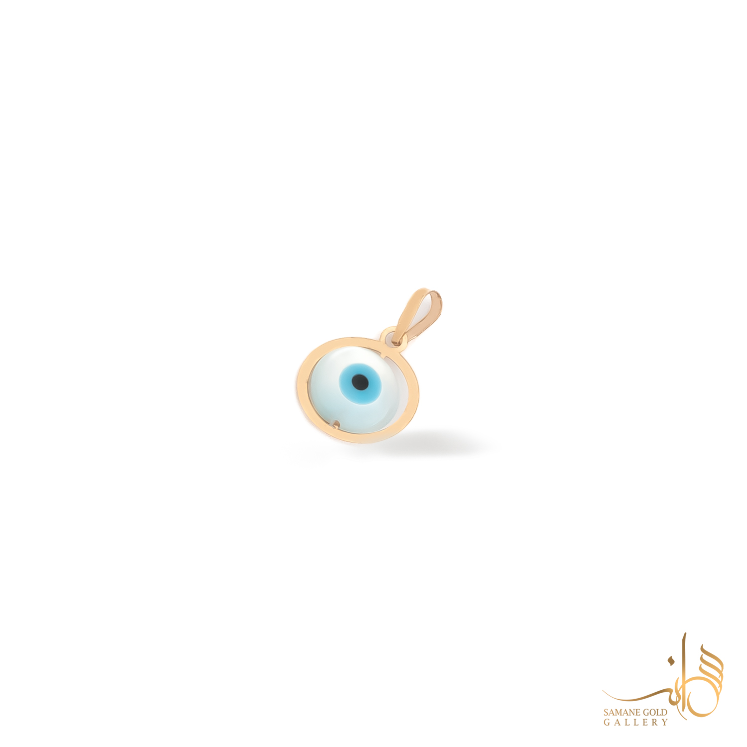 آویز طلا چشم‌نظر سبک