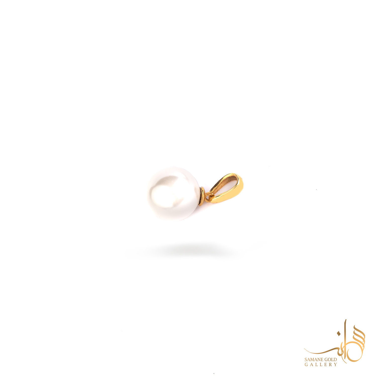 آویز طلا تک مروارید