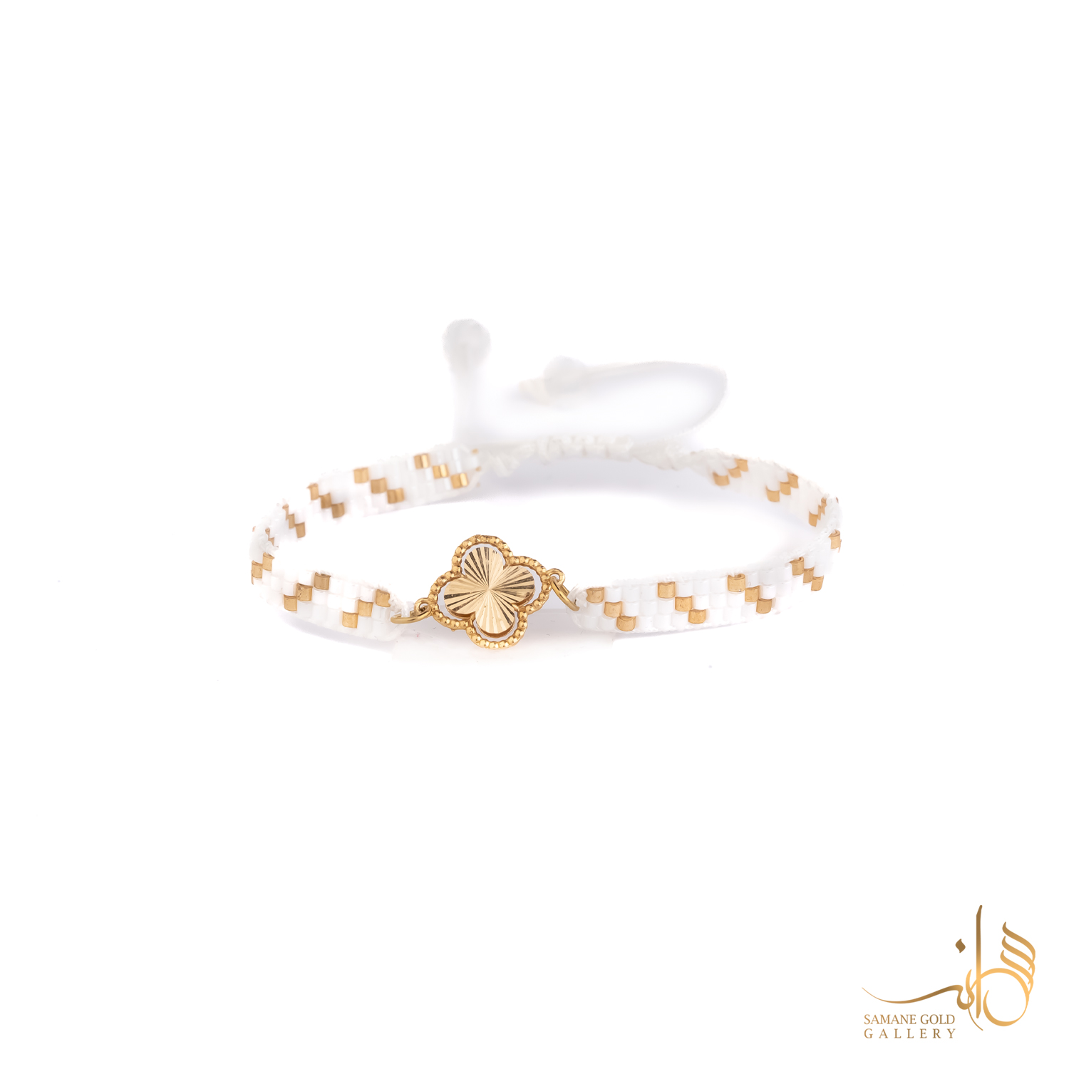 دونه دستبندی طلا ونکلیف تراش‌دار