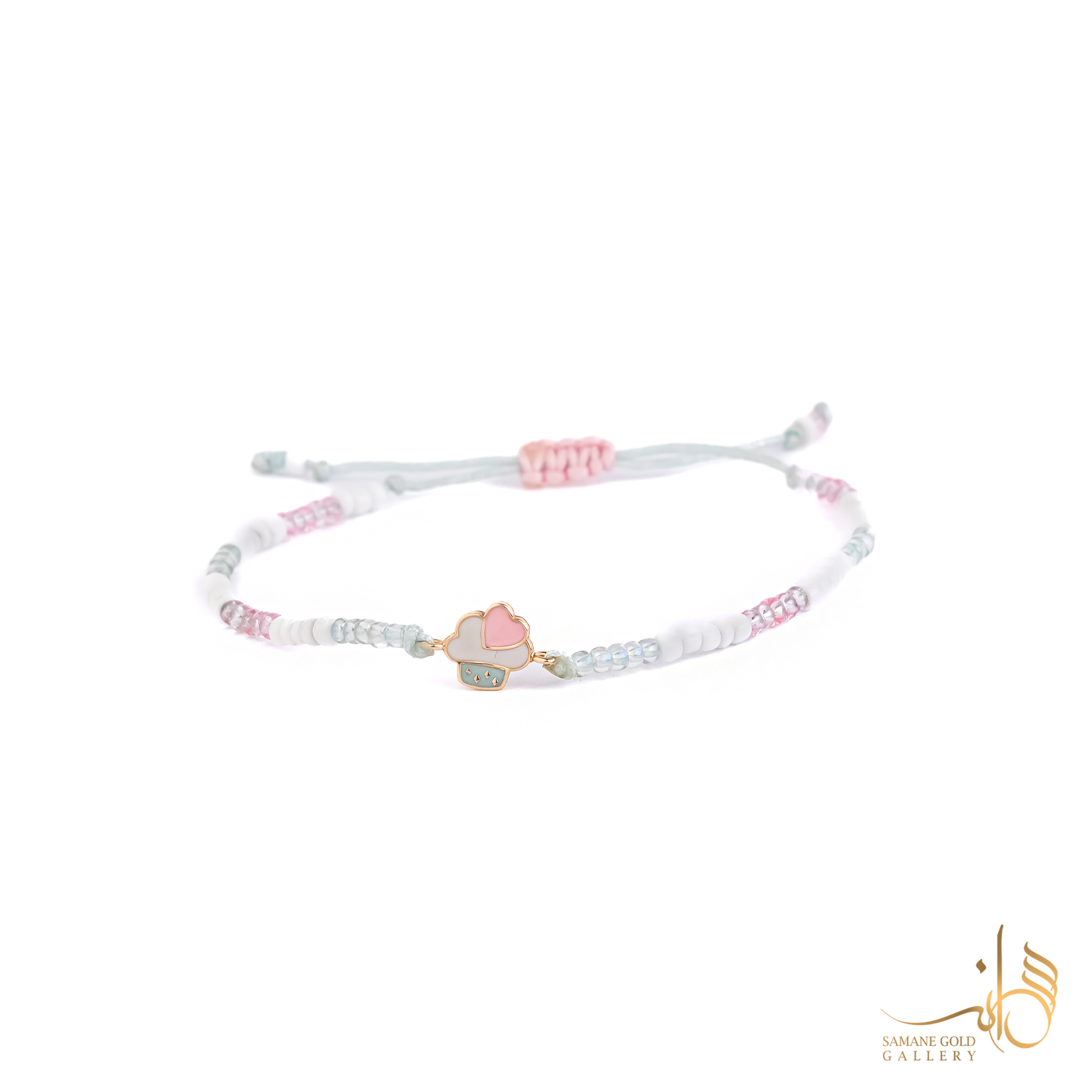 دونه دستبندی طلا کاپ کیک