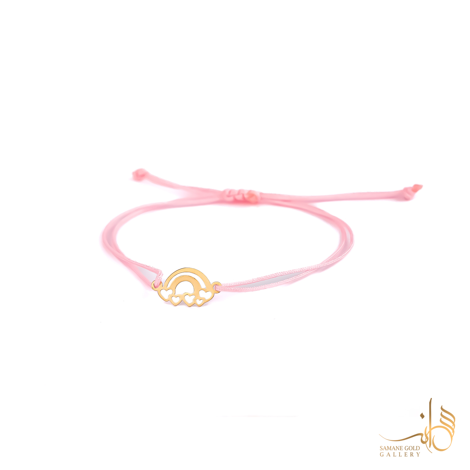 دونه دستبندی طلا رنگین کمان