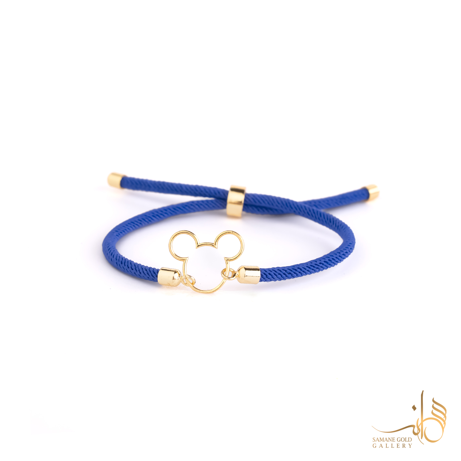 دونه دستبندی طلا میکی موس مفتولی