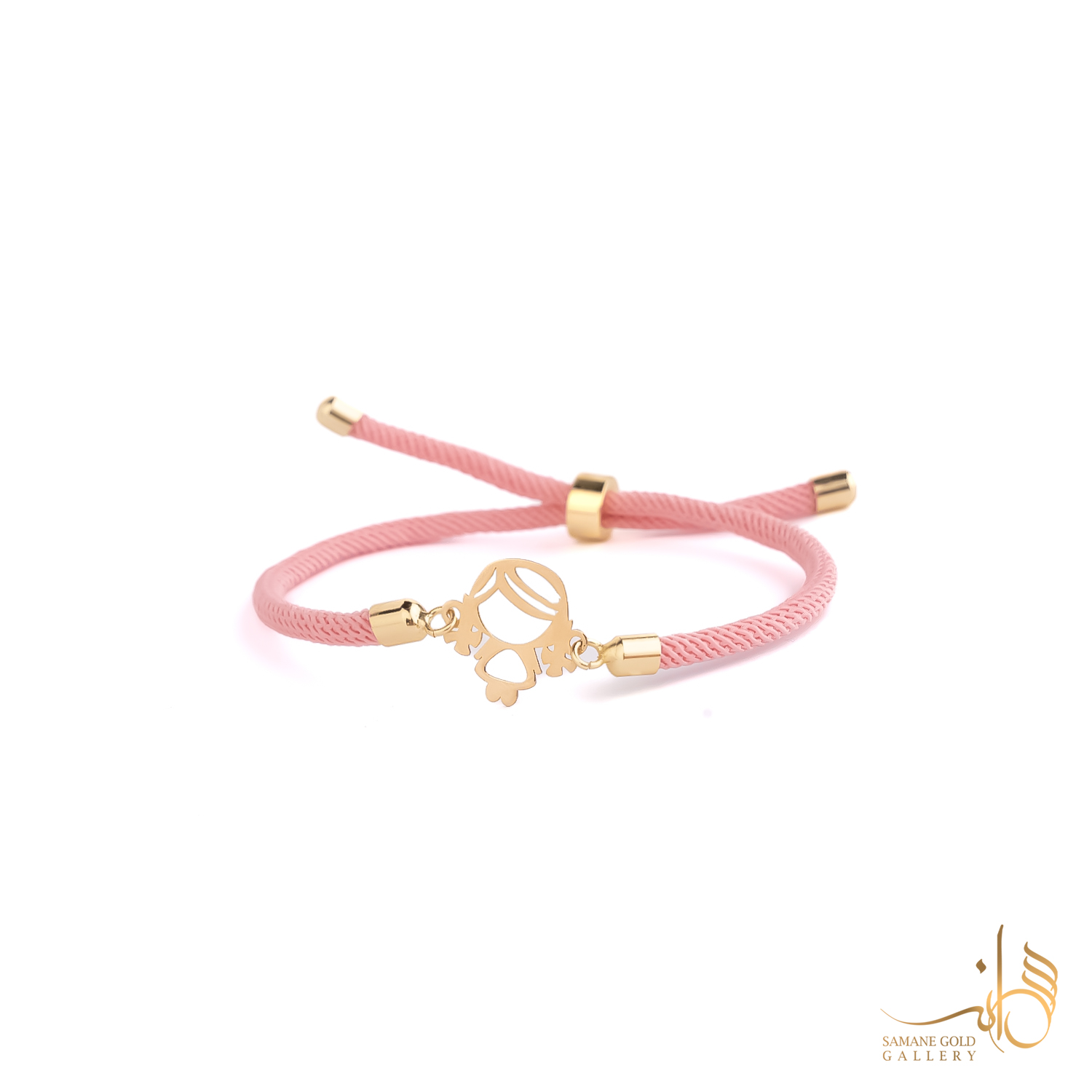 دونه دستبندی طلا دختر موبافته