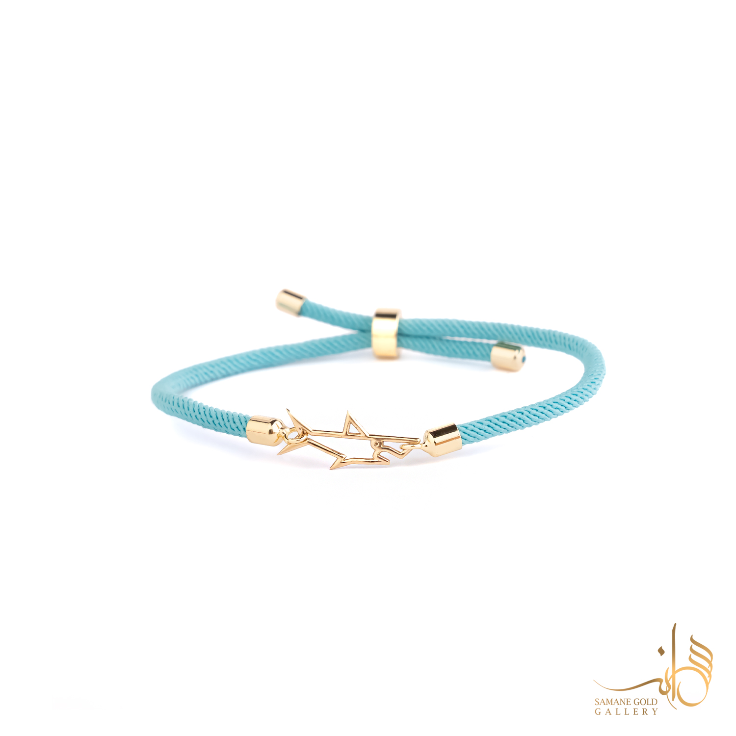 دونه دستبندی طلا نهنگ مفتولی