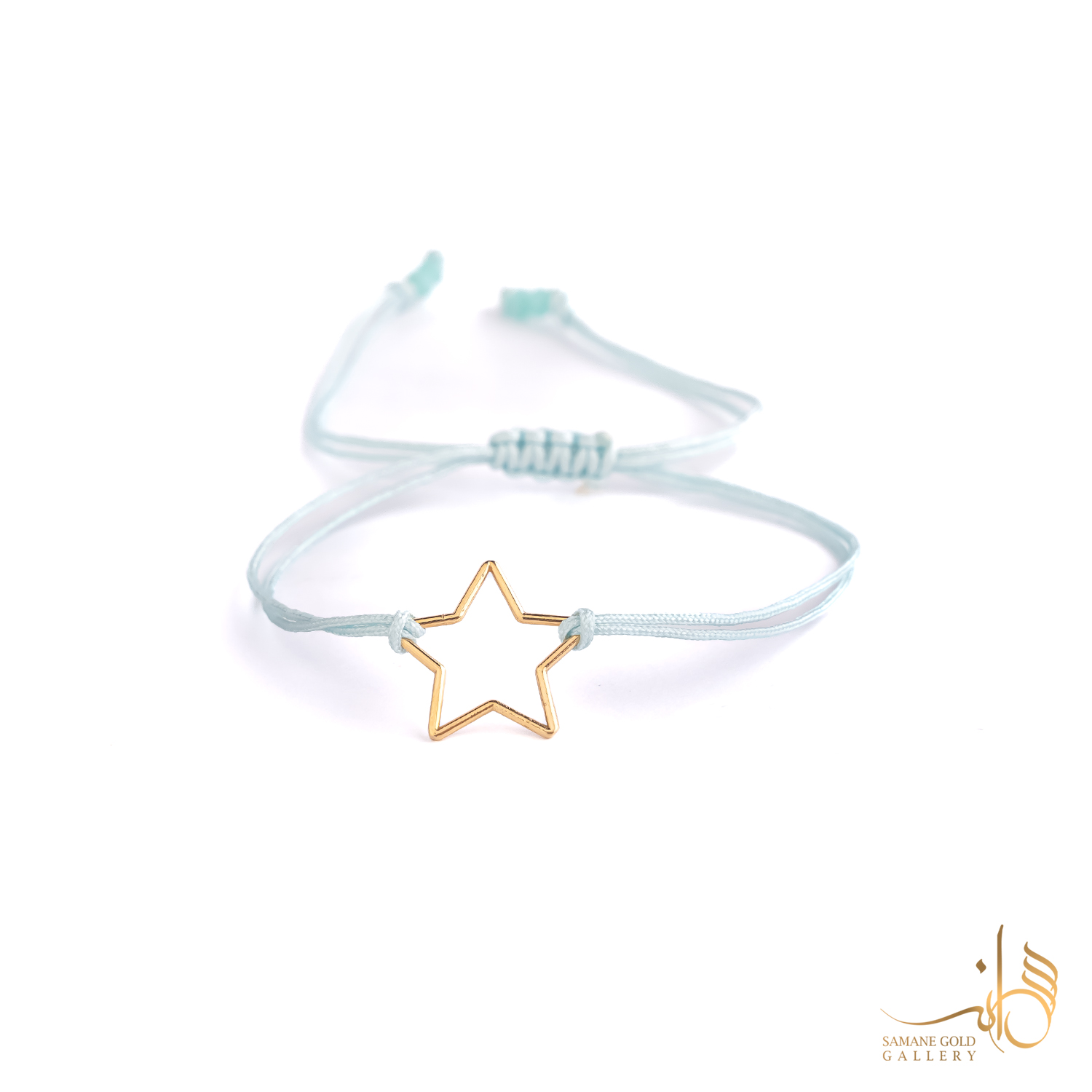 دونه دستبندی طلا ستاره مفتولی