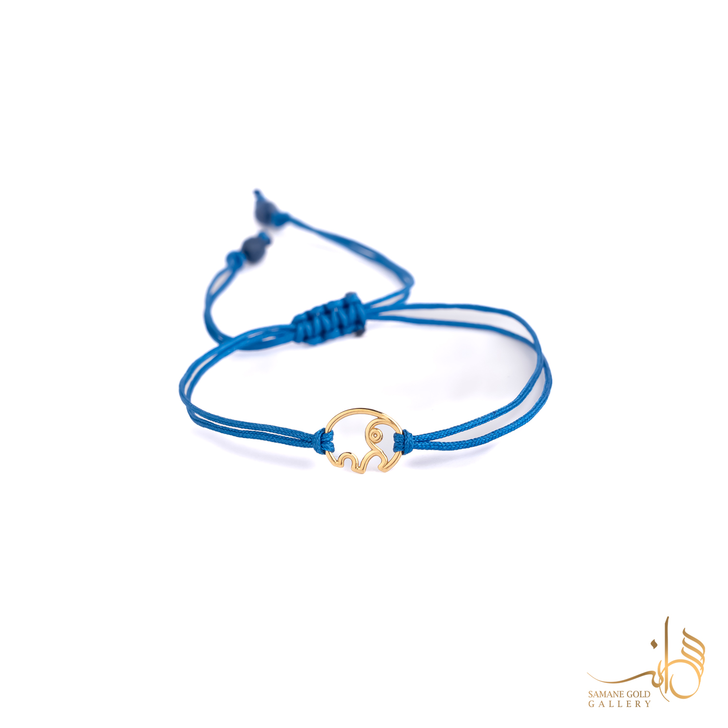 دونه دستبندی طلا فیل مفتولی