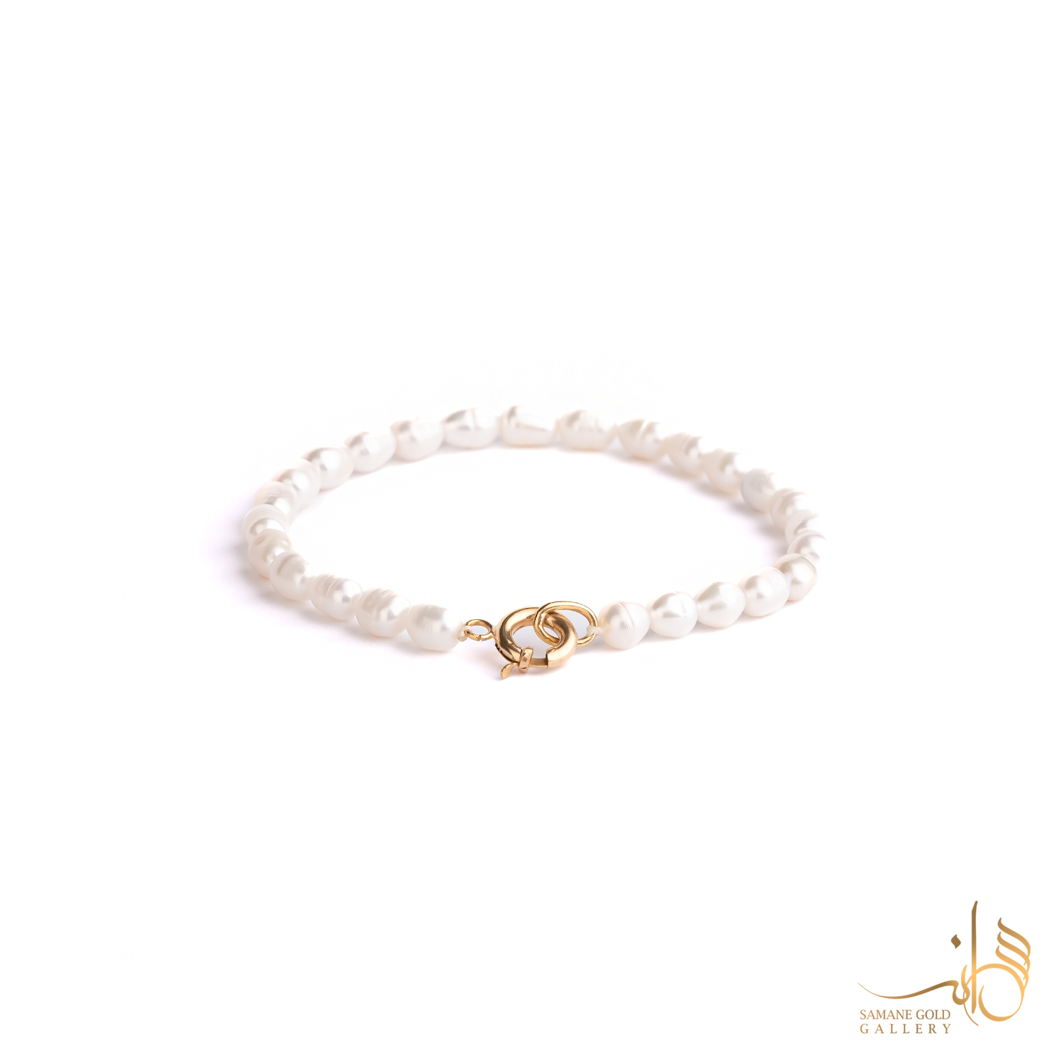 پابند طلا طرح قفل