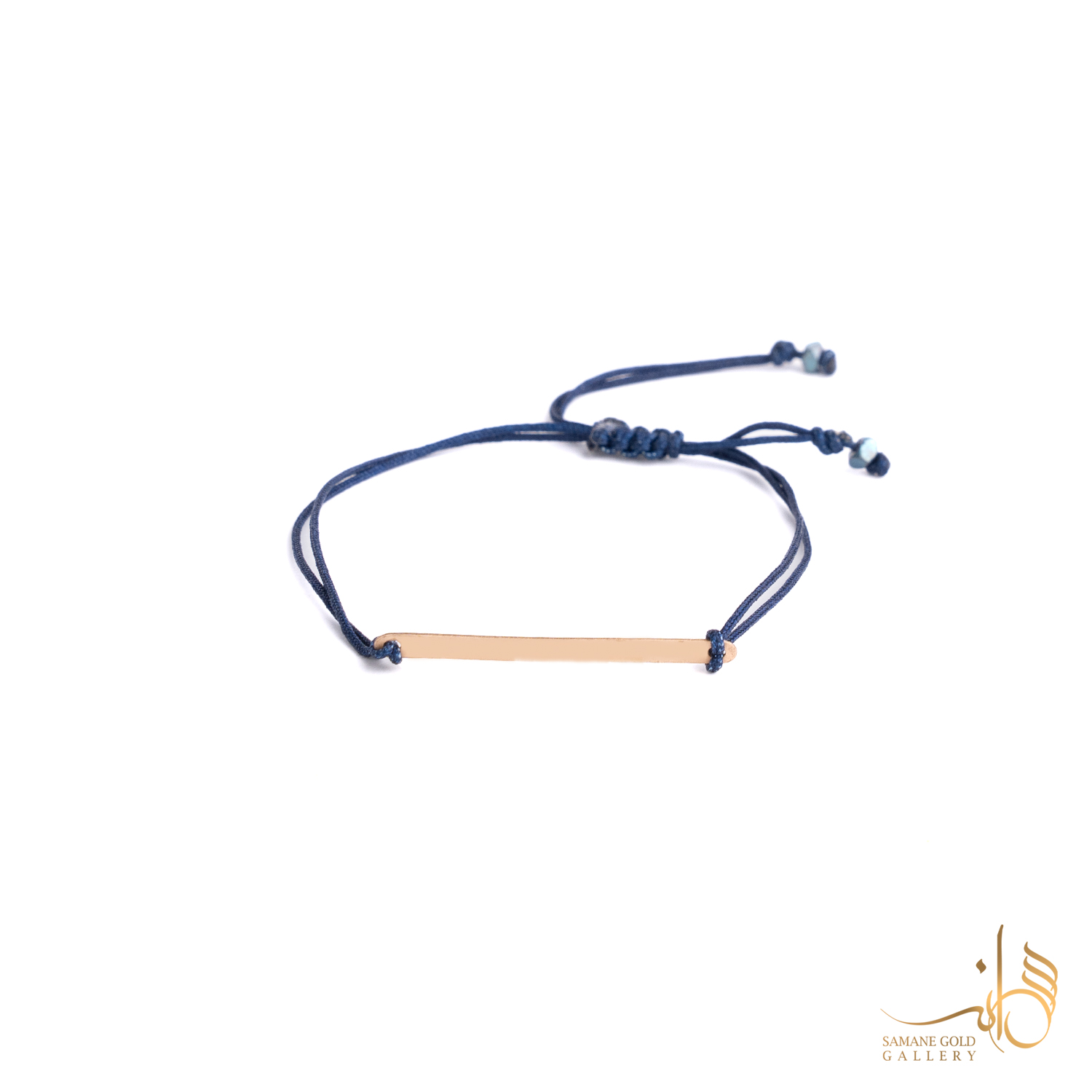 دونه دستبندی طلا خط ساده