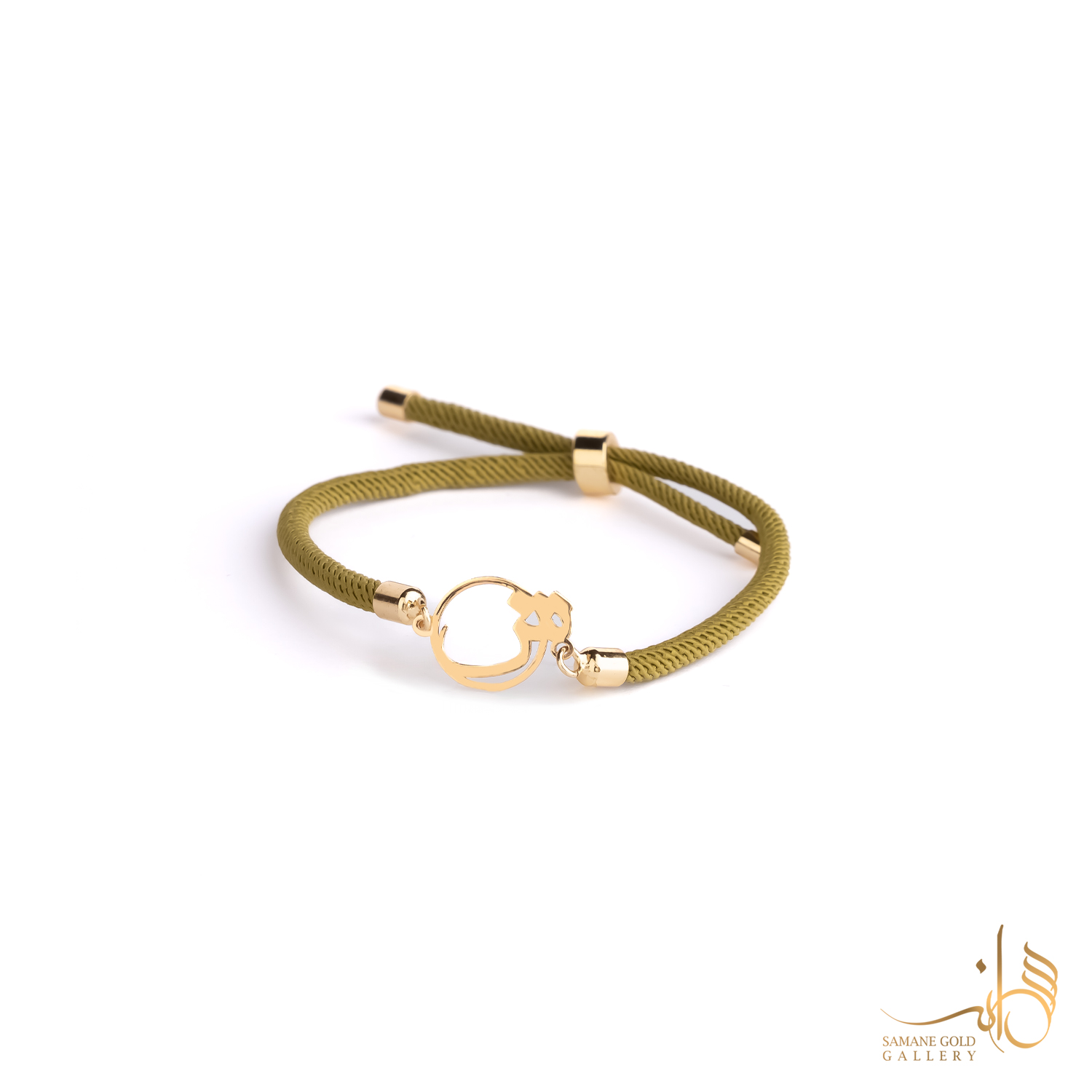 دونه دستبندی طلا حرف ش بزرگ