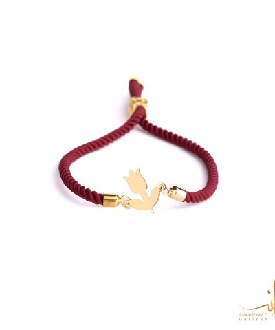 دونه دستبندی طلا گل لاله