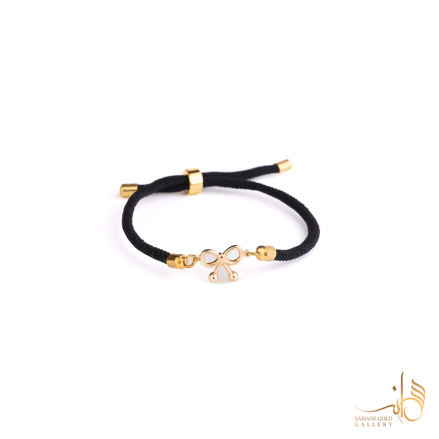 دونه دستبندی طلا پاپیون فانتزی