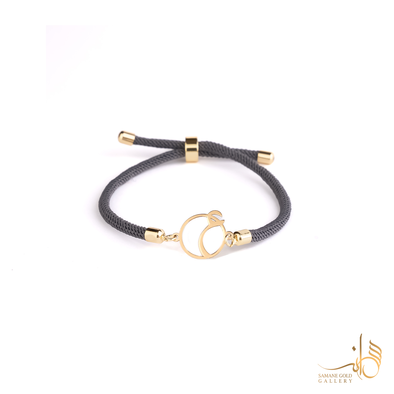 دونه دستبندی طلا حرف ع