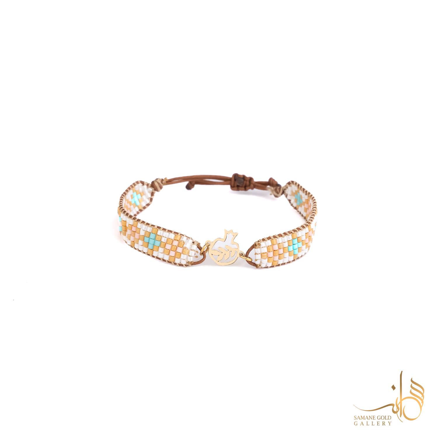 دونه دستبندی طلا انار بزرگ