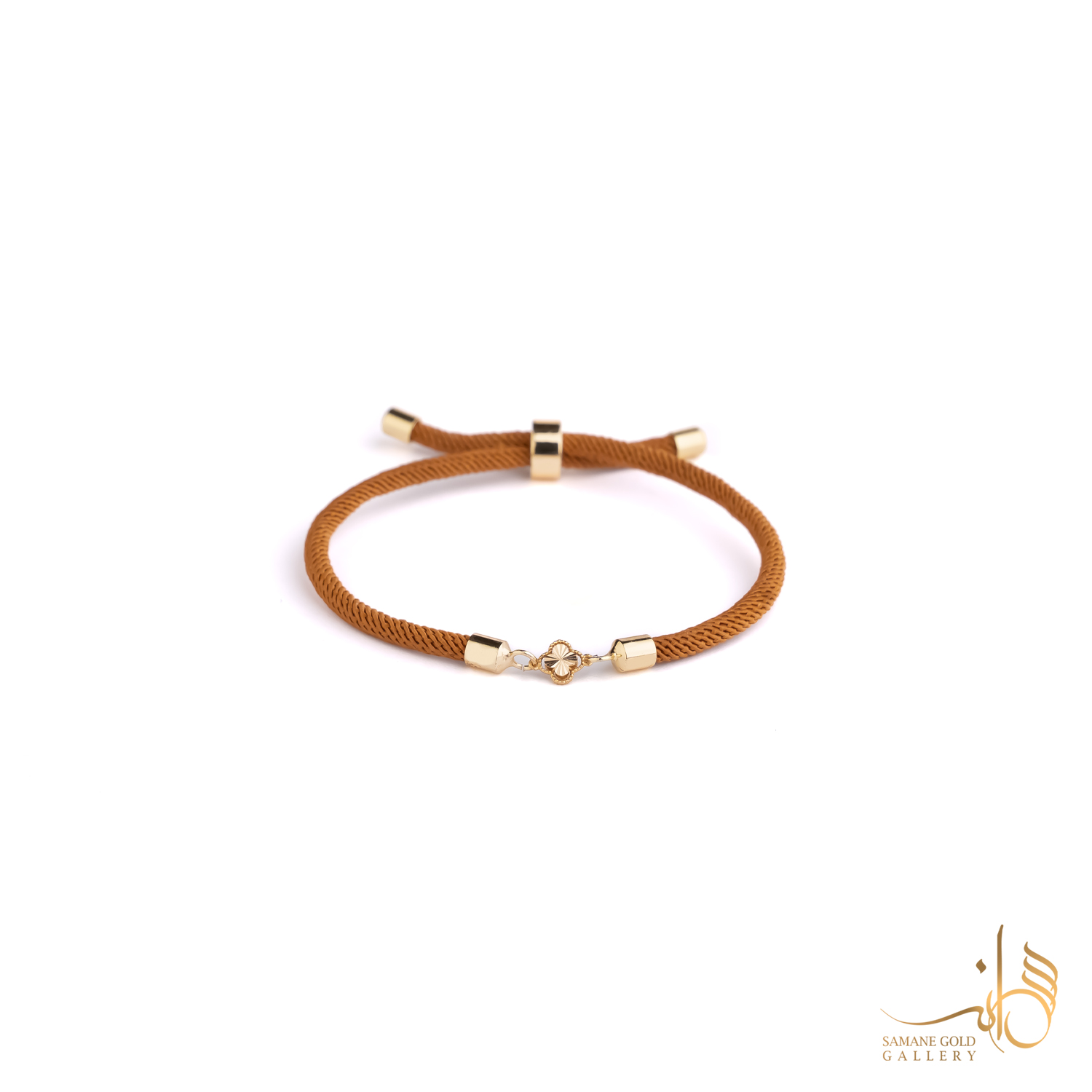 دونه دستبندی طلا ونکلیف تراش‌دار