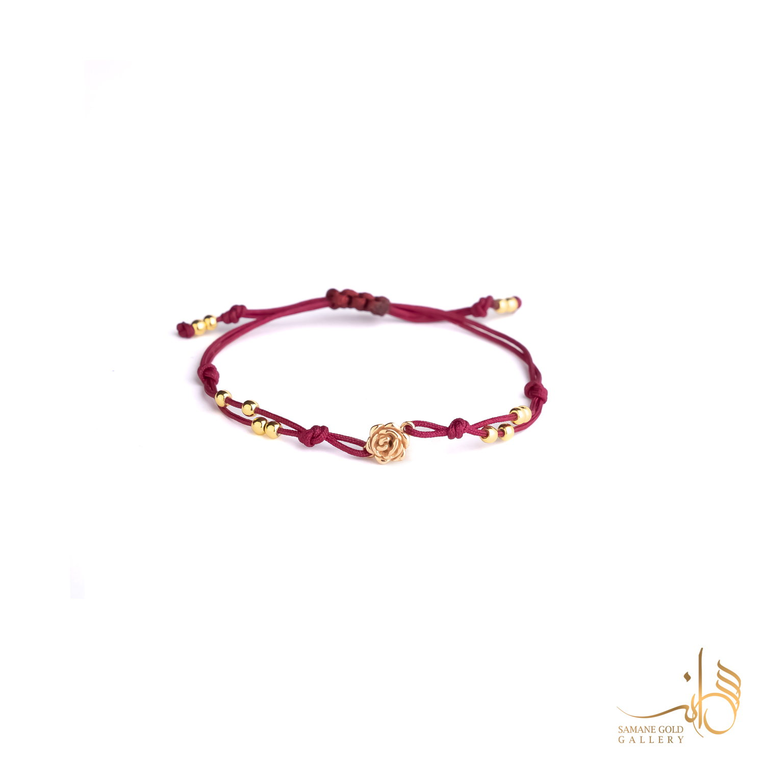 دونه دستبندی طلا گل رز