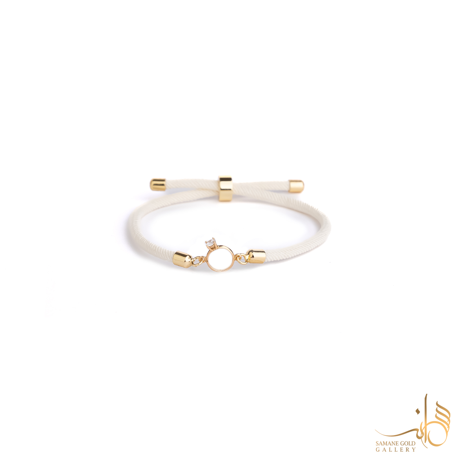 دونه دستبندی طلا حلقه سولیتر