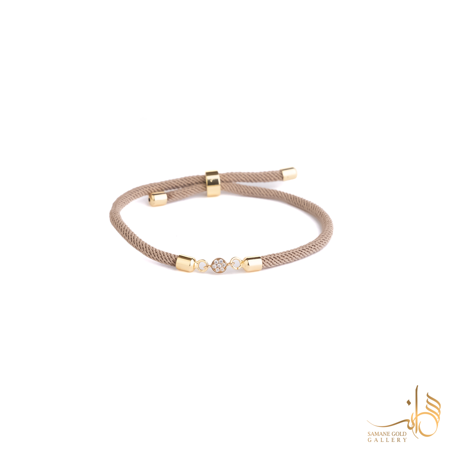 دونه دستبندی دایره نگین دار