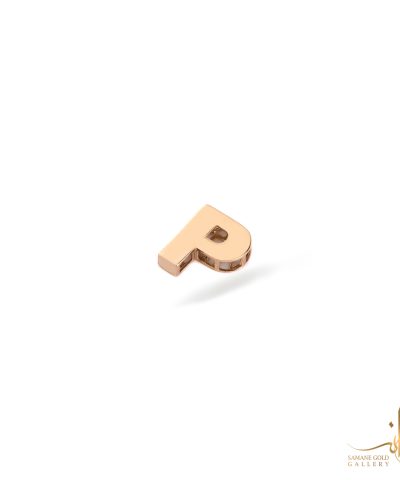 آویز طلا حرف P