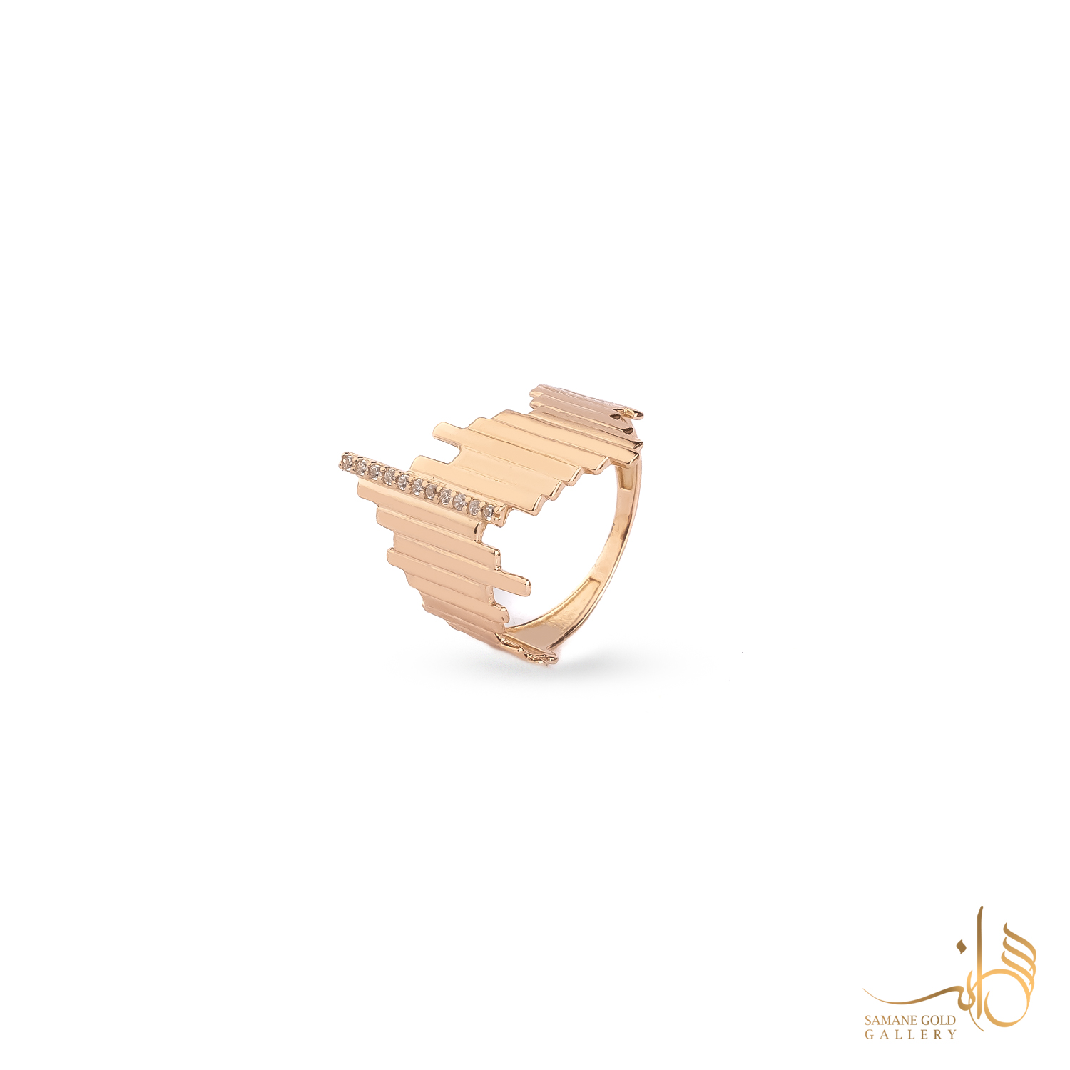 انگشتر طلا نوسان بزرگ