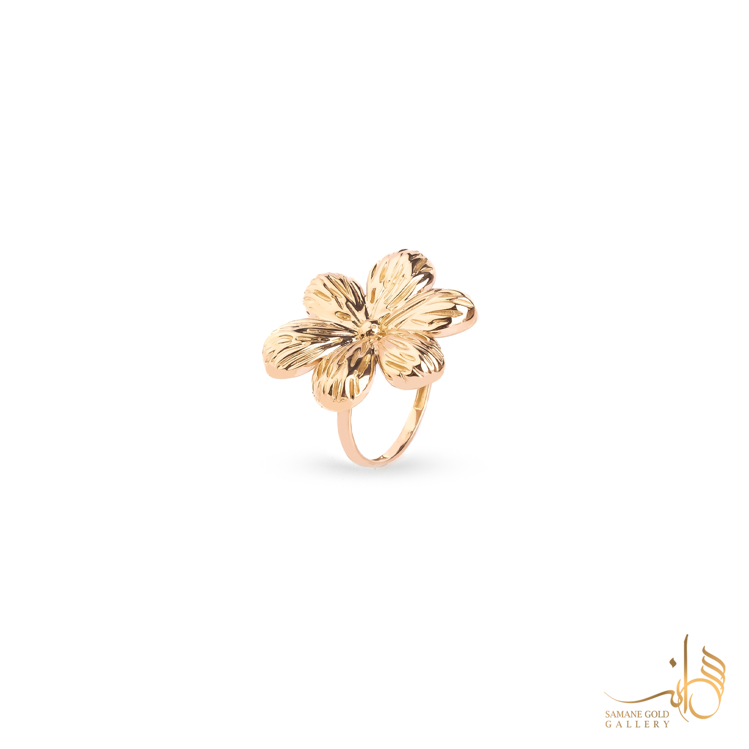 انگشتر طلا گل