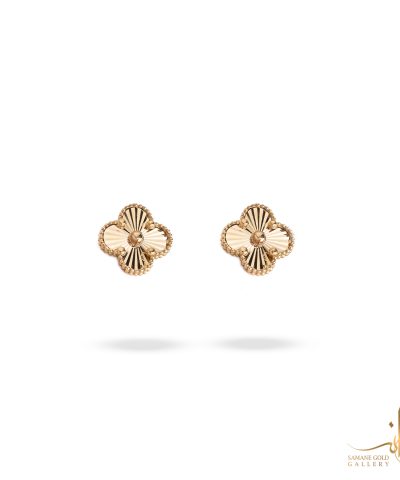 گوشواره طلا میخی ونکلیف تراش