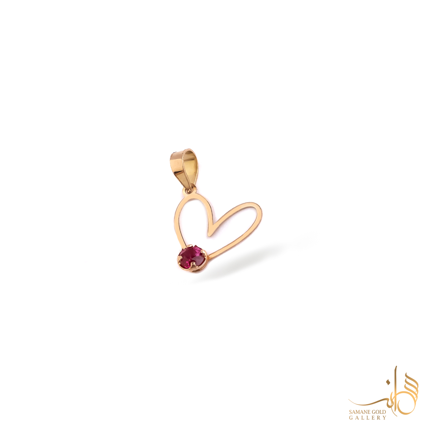 آویز طلا قلب