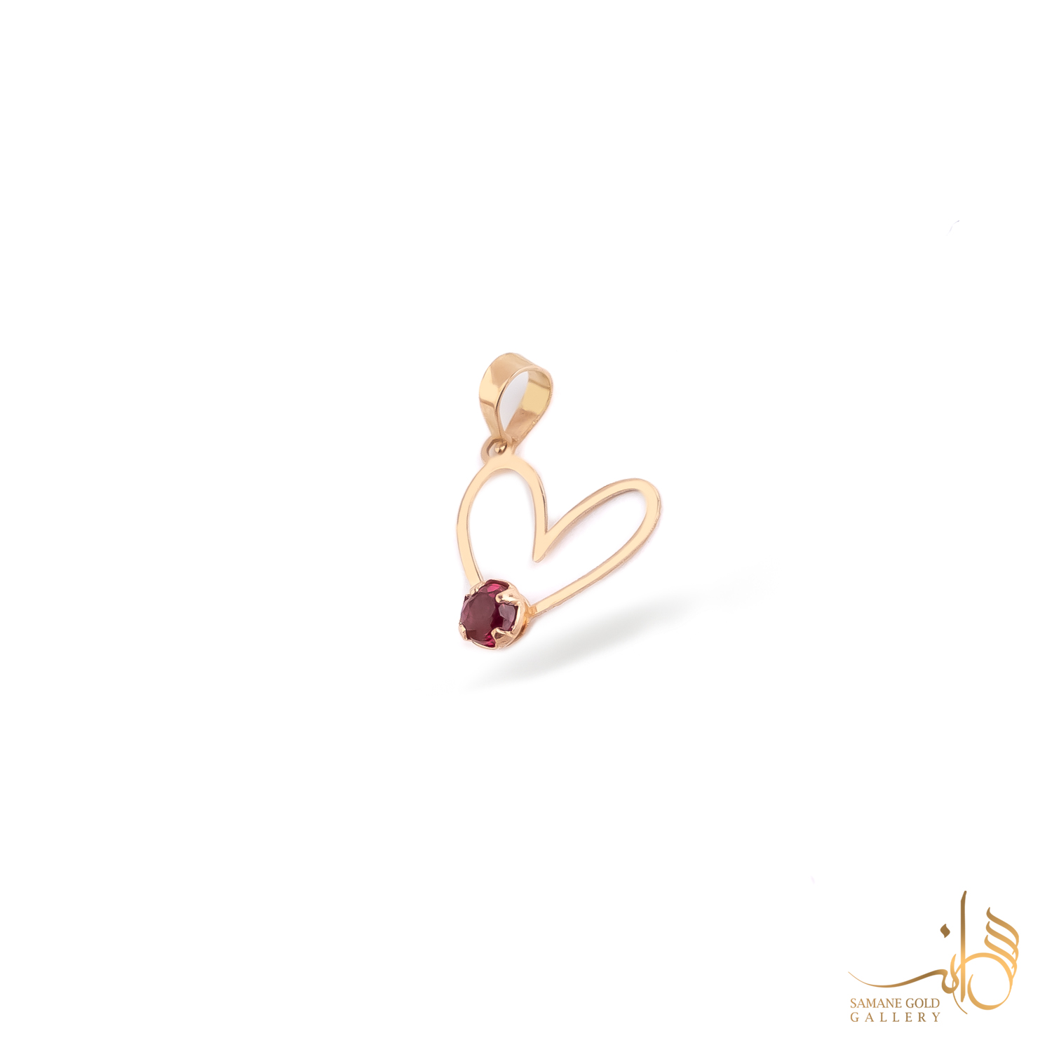 آویز طلا قلب