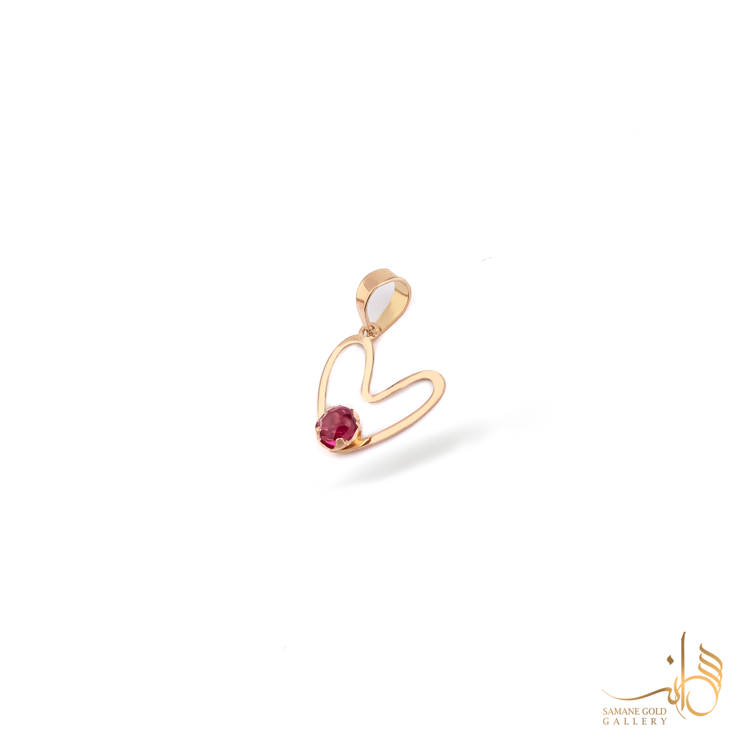 آویز طلا قلب