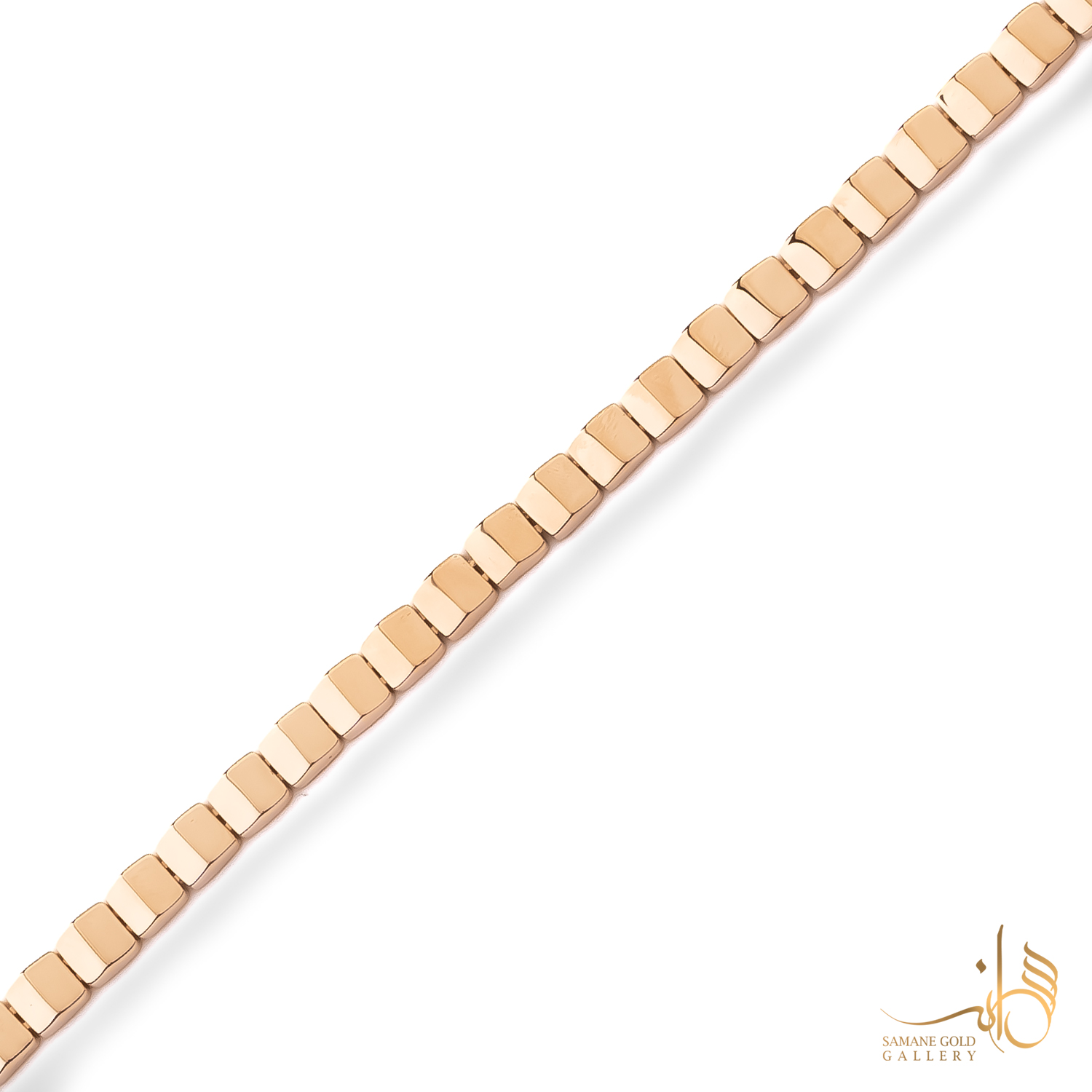 دستبند طلا لیلیت مربع هرمی