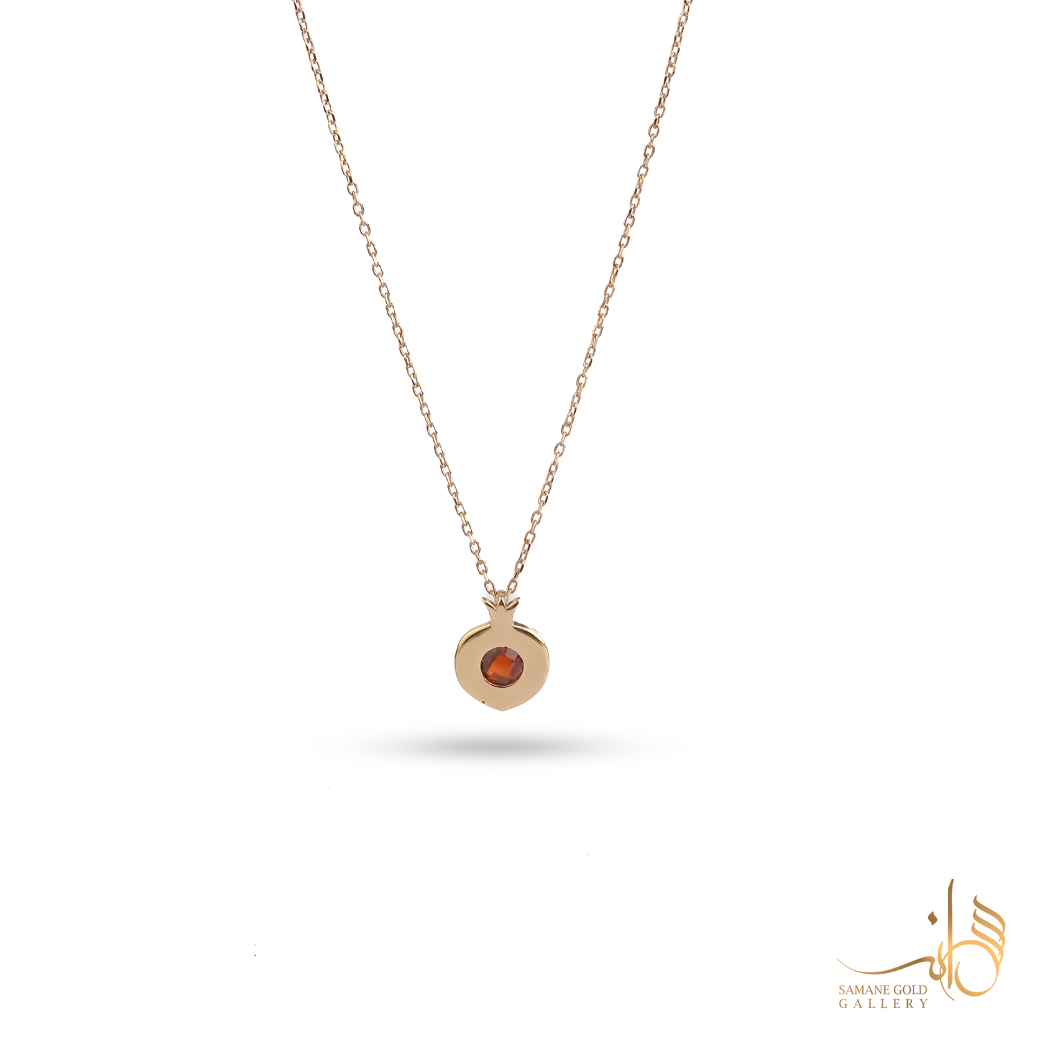 گردنبند طلا انار دونه یاقوت