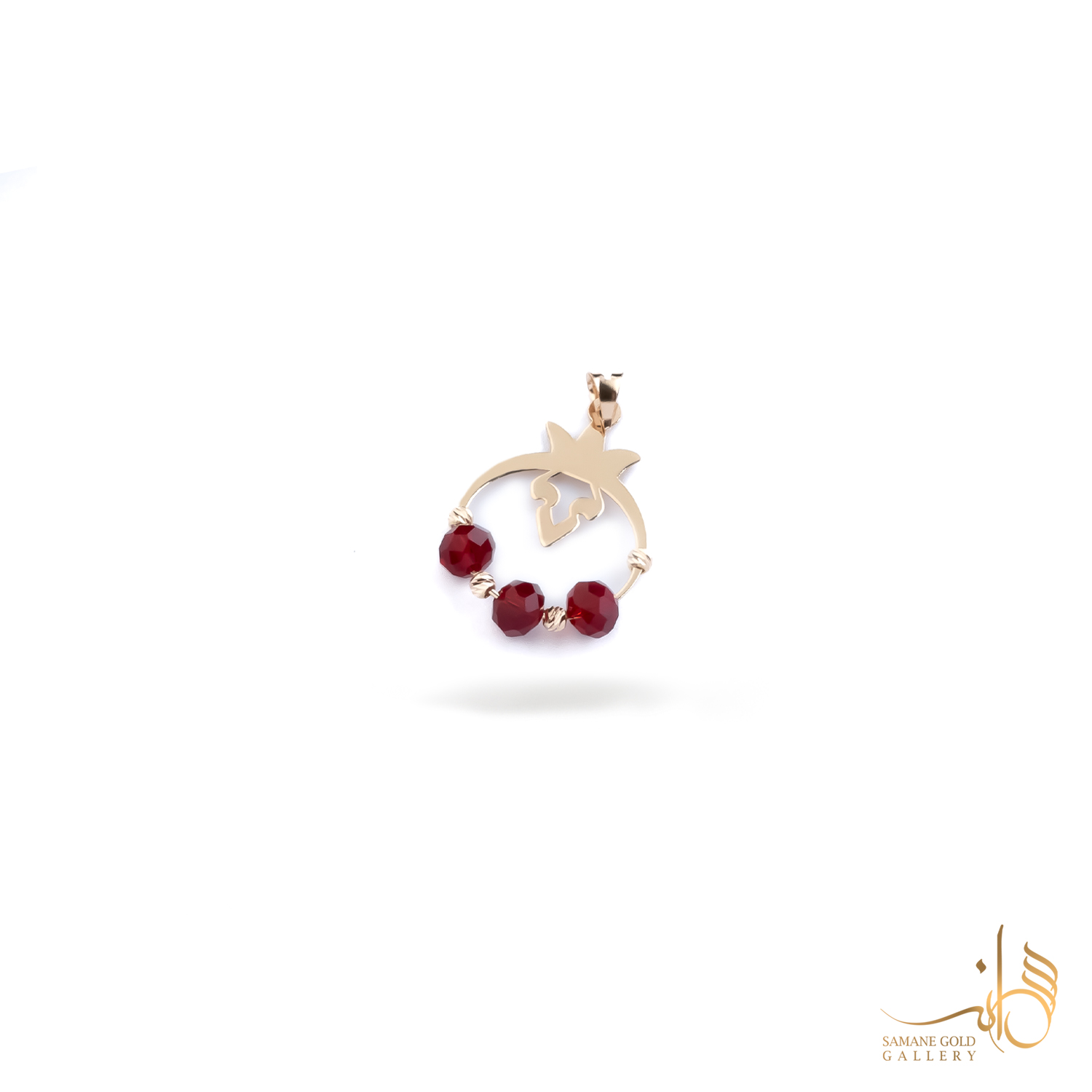 آویز طلا انار