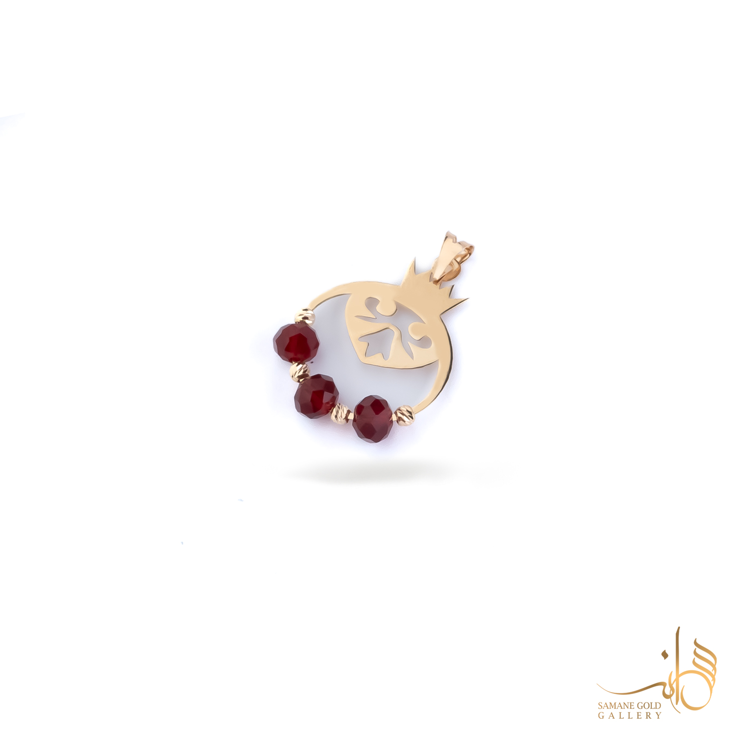 آویز طلا انار