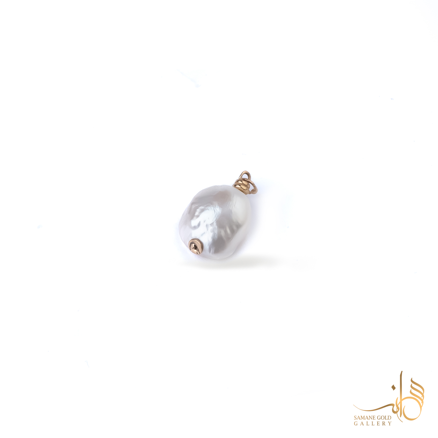 آویز مروارید و طلا