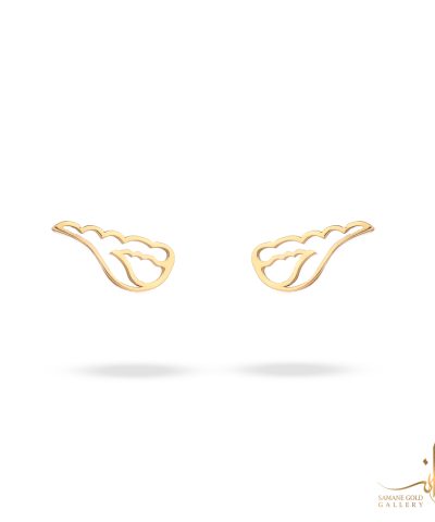 گوشواره طلا میخی بال فرشته