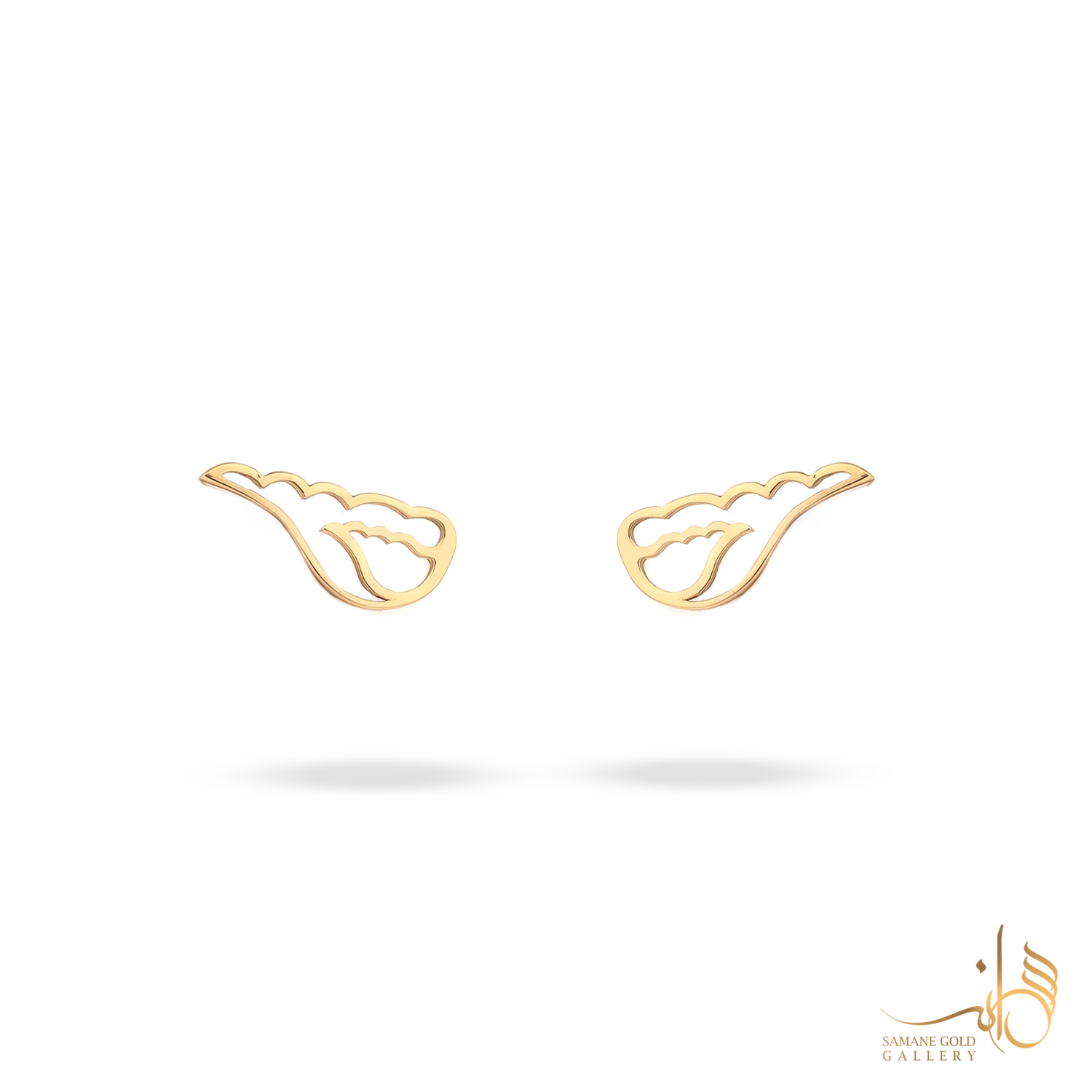 گوشواره طلا میخی بال فرشته