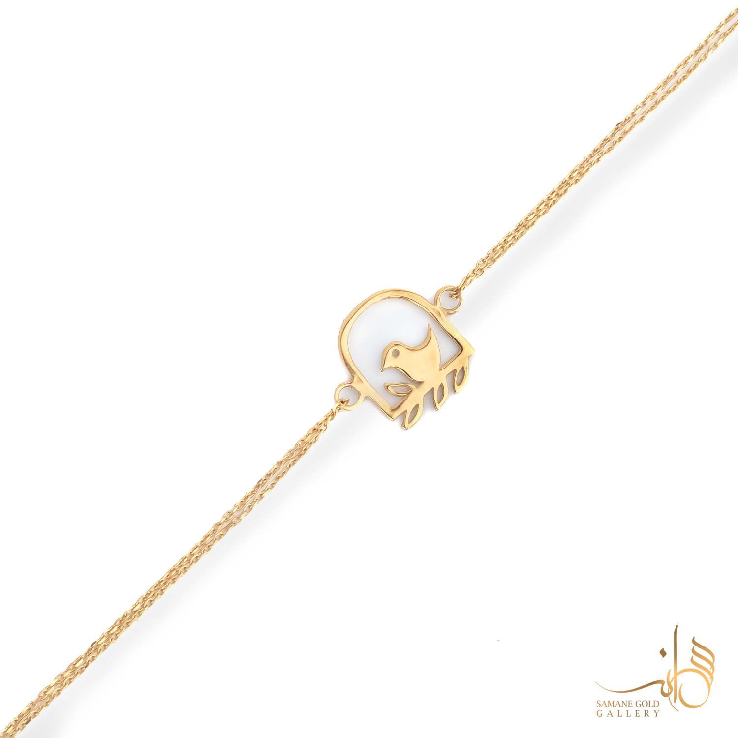 دستبند طلا پرنده تو قفس